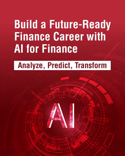 Data analytics with artificial intelligence for finance & accounting professionals