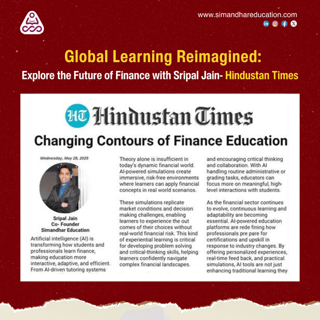 Changing contours of Finance education