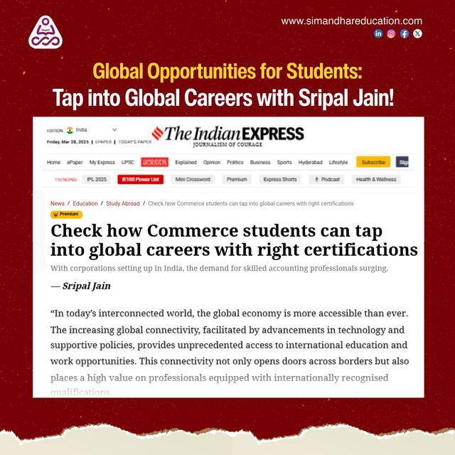 Commerce Students Global Careers