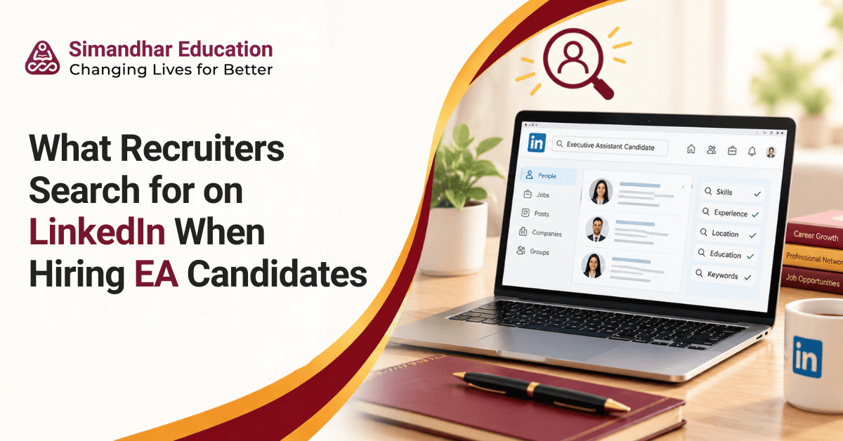 Enrolled Agent professional optimizing a LinkedIn profile with US taxation keywords, IRS credentials, tax skills, and experience to attract finance recruiters.